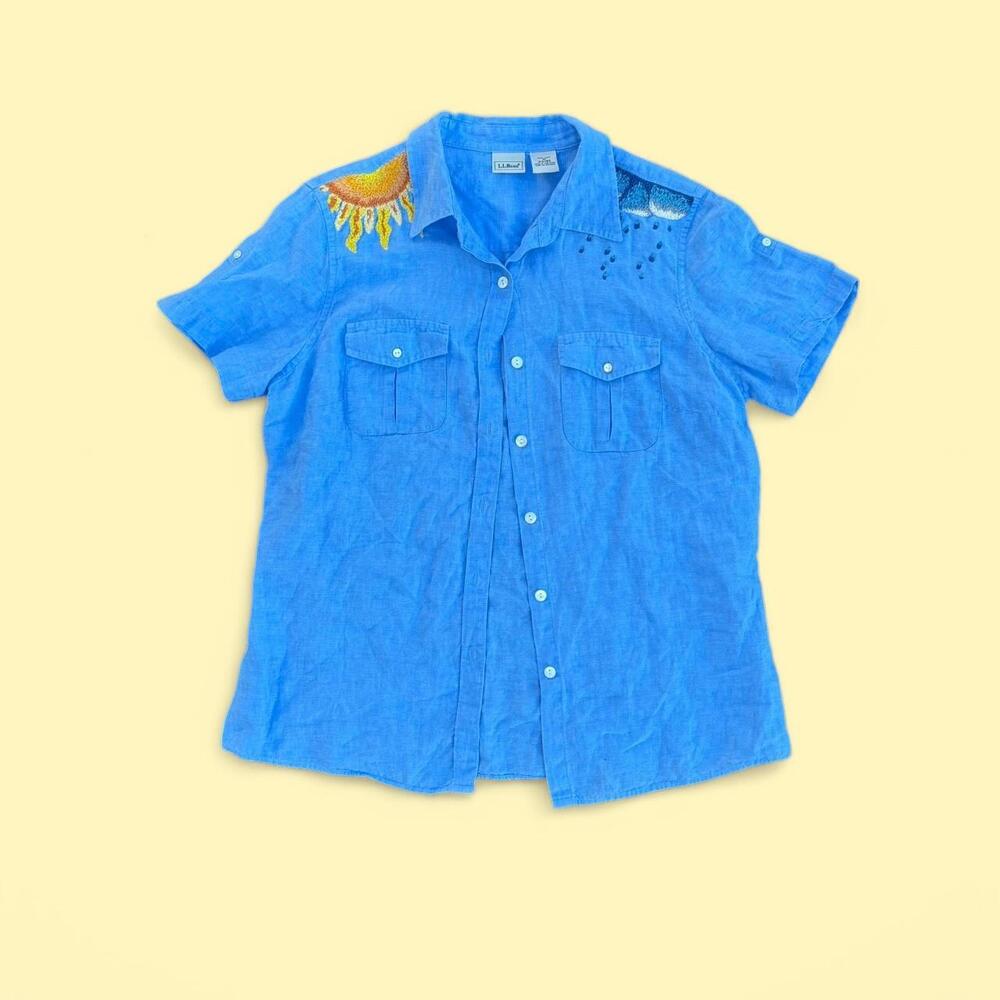 LL Bean button up